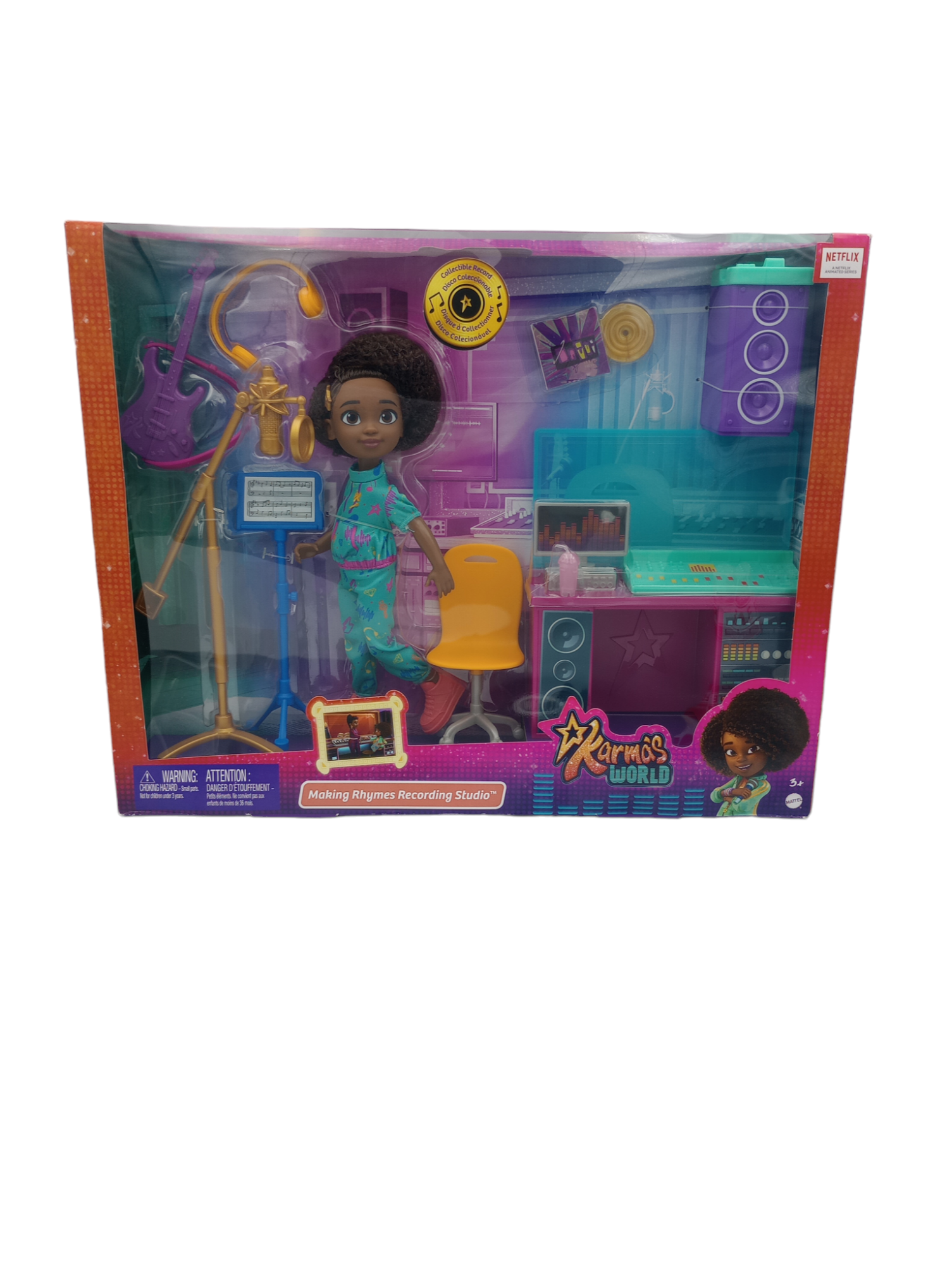 Karma S World Making Rhymes Recording Studio Playset With Doll 13